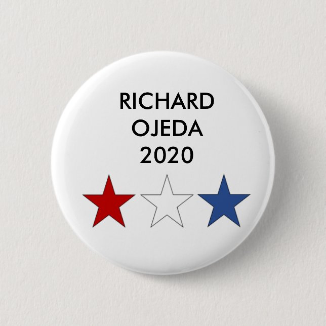 Botón Presidencial Richard Ojeda 2020 (Anverso)