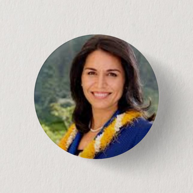 Botón Presidencial TULSI GABBARD 2020 (Anverso)