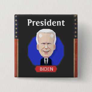 botón Presidente Biden