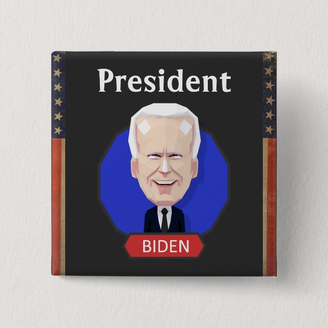 botón Presidente Biden (Anverso)