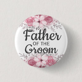 botón Primavera floral padre del novio