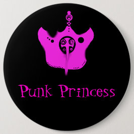 botón Princesa de punk