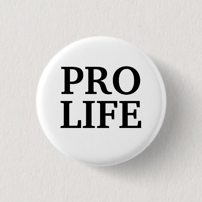 botón Pro Life (Anverso)