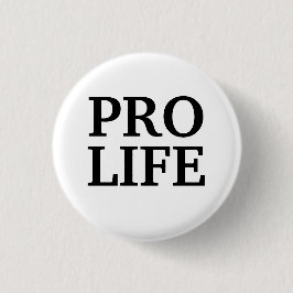 botón Pro Life