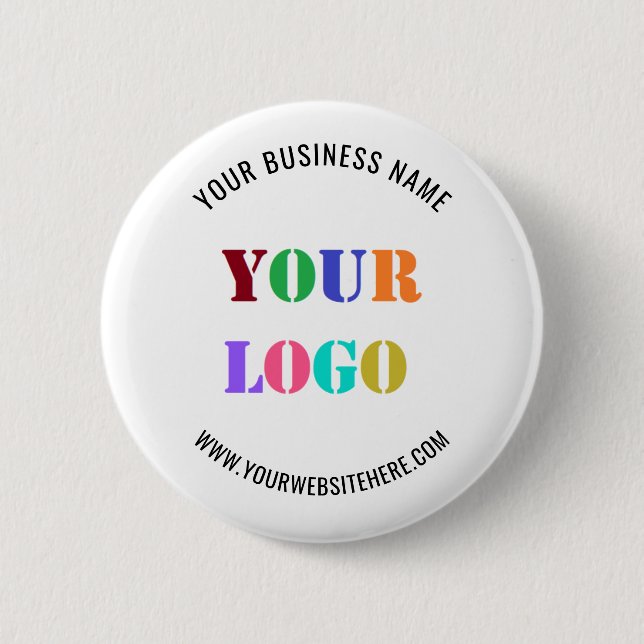 botón Promocional del nombre del logotipo comercia (Anverso)