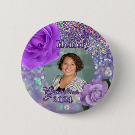 Botón Purple Memorial para la abuela