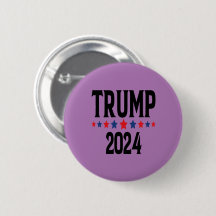 Botón Purple Trump 2024