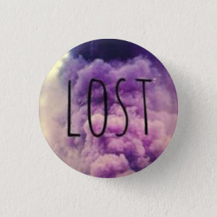 Botón púrpura perdido de la nube