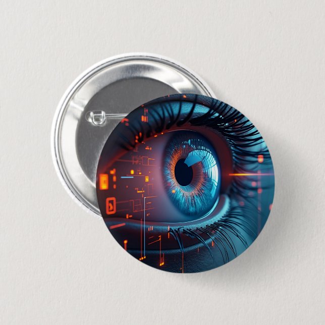 botón Quantum Oye round (Anverso y reverso)