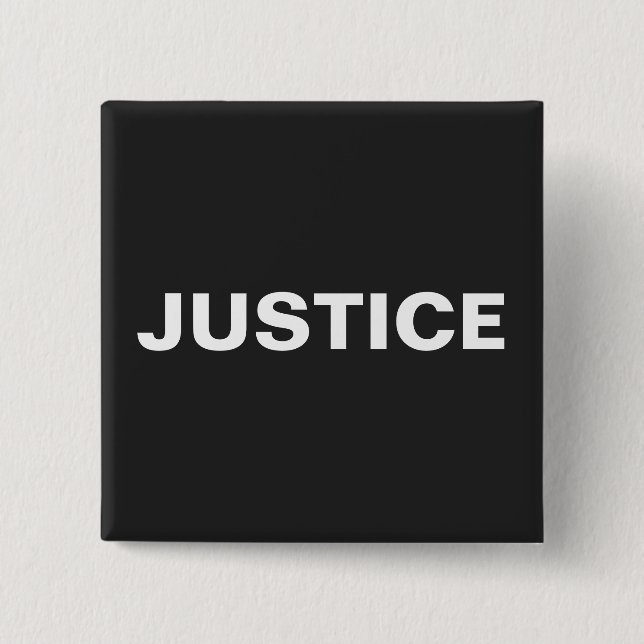 Botón que dice justicia (Anverso)
