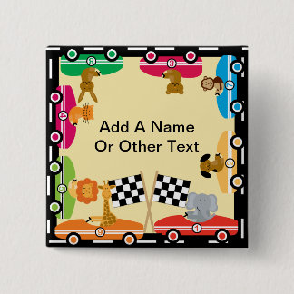 botón Racers de animales personalizados