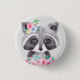 Botón Racoon Dulce para Niños