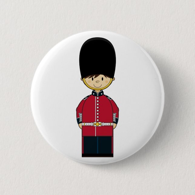 Botón real británico del guardia (Anverso)