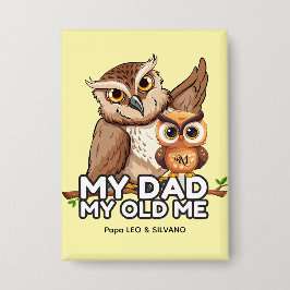 Botón Rectangle : Mi papá mi viejo yo (amarillo)