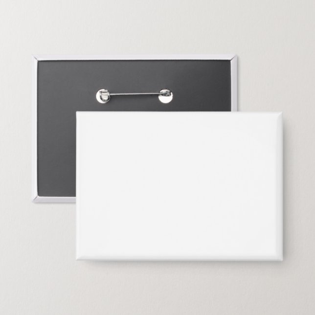 Botón rectangular, 3.5" x 2.5" (Anverso/Reverso)