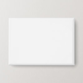 Botón Rectángulo blanco - Insignia de Personalizab