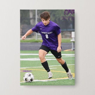 botón Rectángulo de fútbol para niños CEC