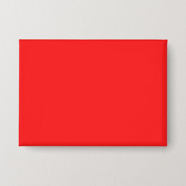 Botón Rectángulo Rojo - Insignia de Personalizable