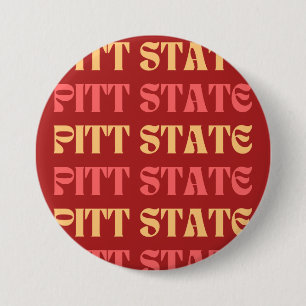 Botón Red Pitt State Pitt State Game Day