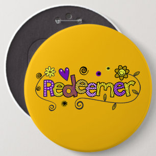 botón Redentor I Doodles I YlwOrg I 6x6