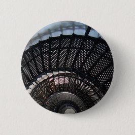 Botón redondeado de las escaleras espirales