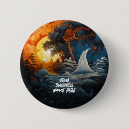 botón Redondeo de artes marciales Yang