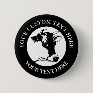 Botón redondo clásico de texto de Personalizado de