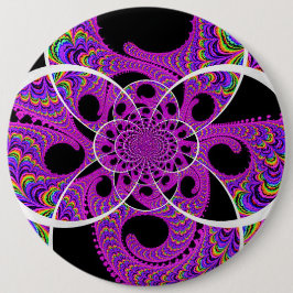 Botón redondo, colosal, 6 pulgadas