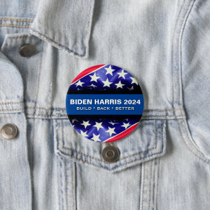 botón Redondo de Biden Harris 2024