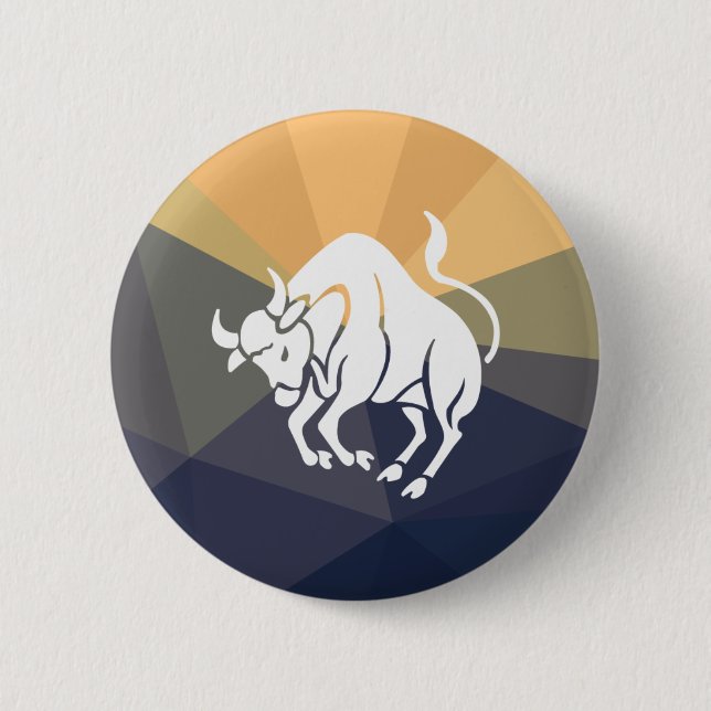 Botón redondo de Taurus. botón Bull (Anverso)