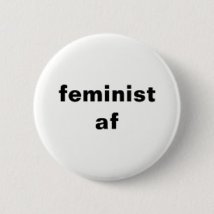 botón redondo feminista del af