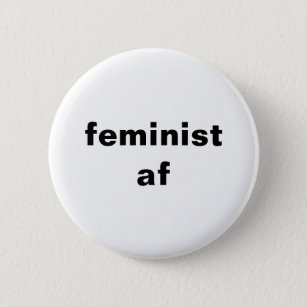 botón redondo feminista del af