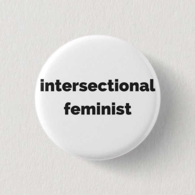 botón redondo feminista del intersectional (Anverso)