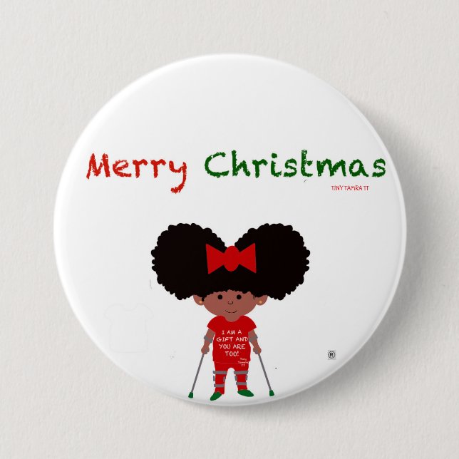 Botón redondo, grande, 3 pulgadas (Anverso)