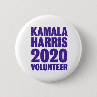 botón redondo Kamala Harris Volunteer de 2 pulgada