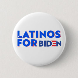 Botón redondo Latinos para Joe Biden