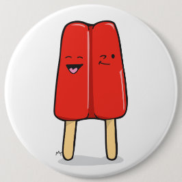 Botón redondo - Popsicles rojos