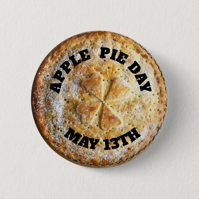 botón Refrigerador de alimentos de Apple Pie Cute (Anverso)