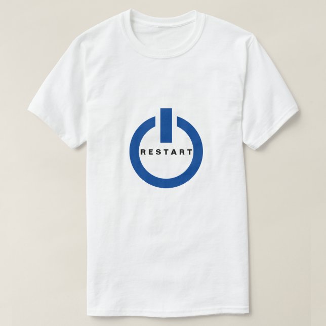 Botón Reiniciar camiseta (Diseño del anverso)