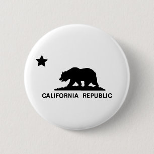 botón República de California