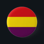 Botón República Española de Bandera Republicana Es<br><div class="desc">Bandera Republicana Española - Pin botón República Española</div>