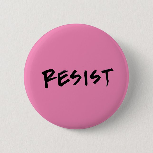 Botón Resistir, estándar, rosa o elegir color (Anverso)