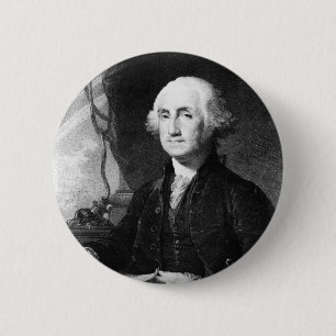 botón Retrato de George Washington