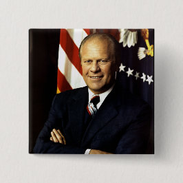 botón Retrato de President Gerald Ford
