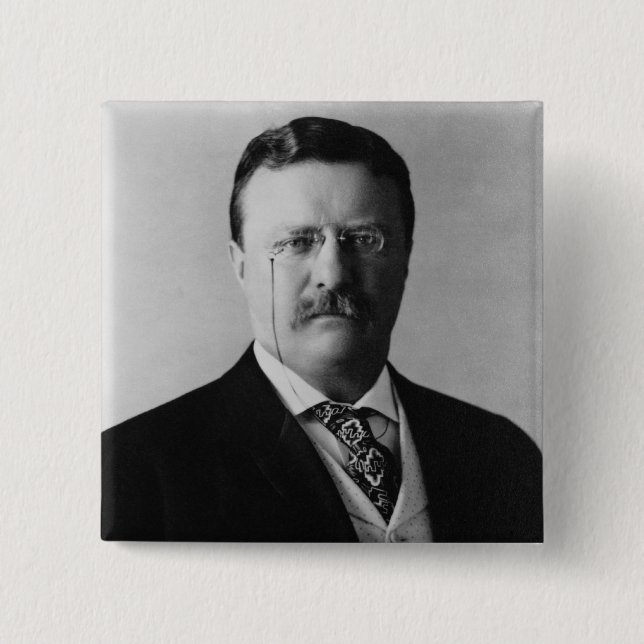 botón Retrato del presidente Theodore Roosevelt (Anverso)