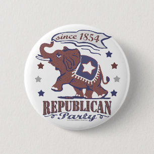 Botón retro del GOP