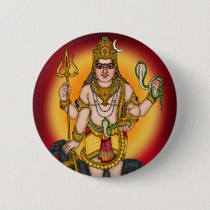 Botón Retro Lord Bhairava