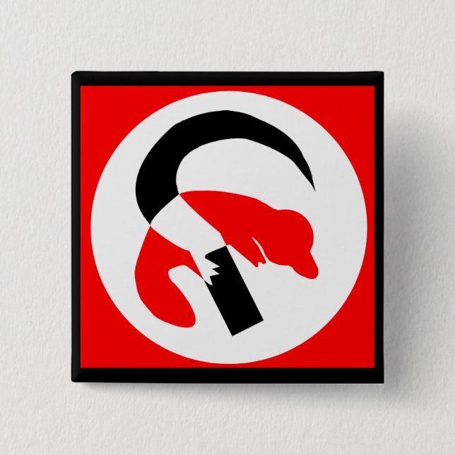 Botón revolucionario de Platypus - modificado para (Anverso)