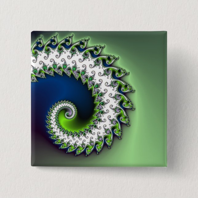 Botón rizado del fractal (Anverso)