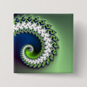 Botón rizado del fractal